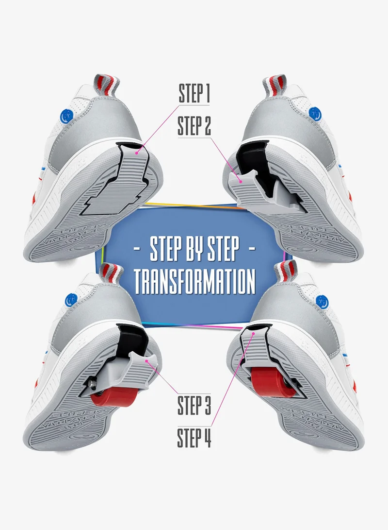 BREEZYROLLERS BREEZY ROLLERS shoes with wheels for children, Roller skates sneakers kids, From children's street shoes to roller skates in a few seconds, Patented click system, Trainers with wheels for girls & boys