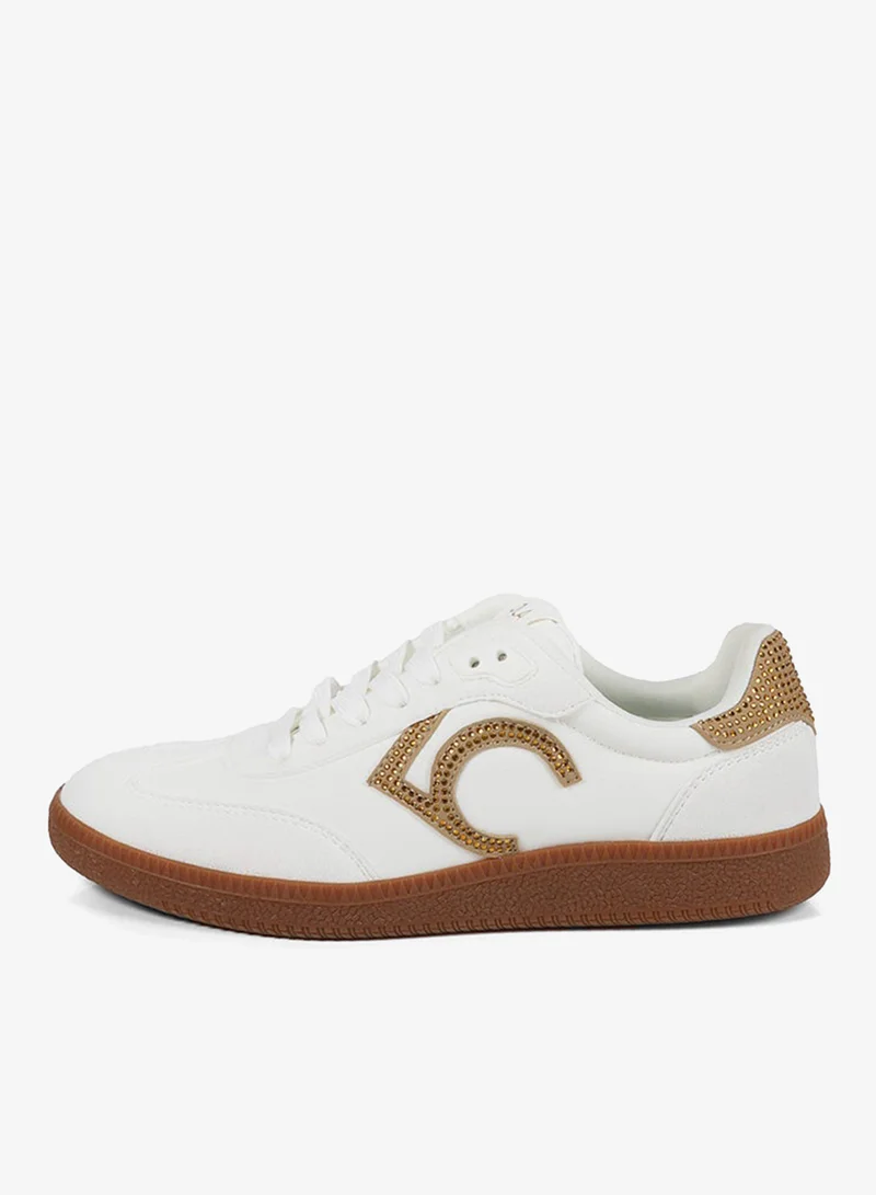 Lola Casademunt Nylon Strass Sneakers