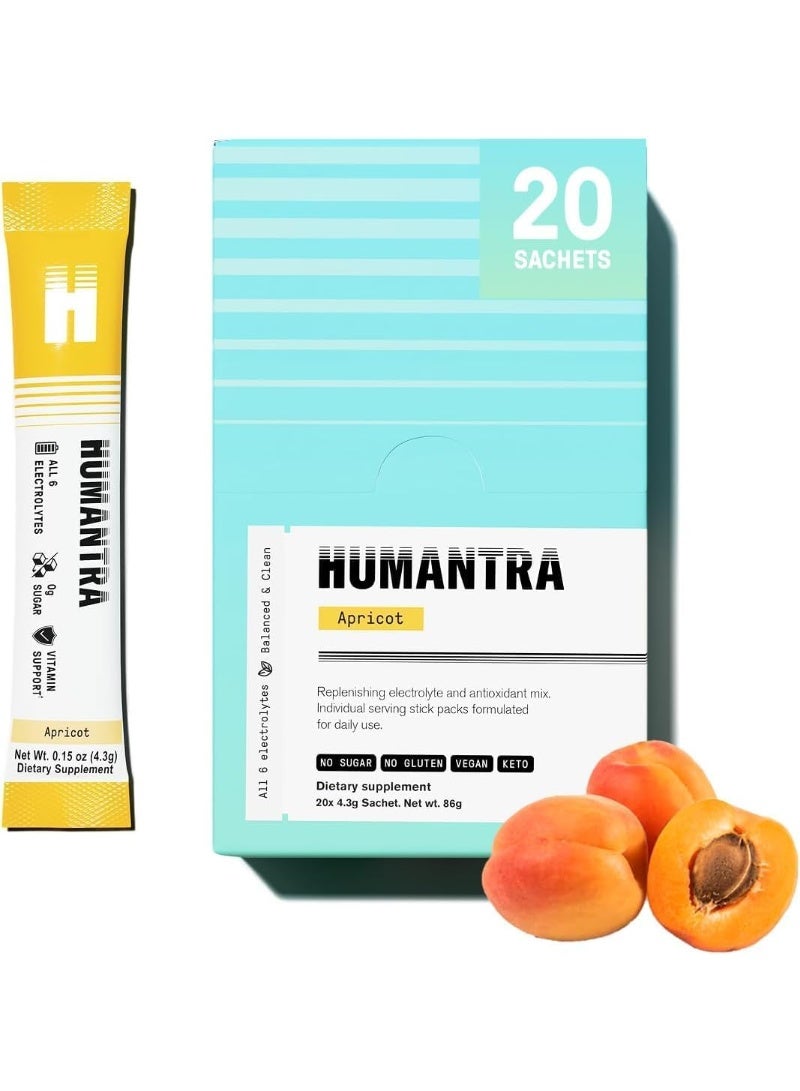 Humantra Electrolyte Apricot 70g - Image 1