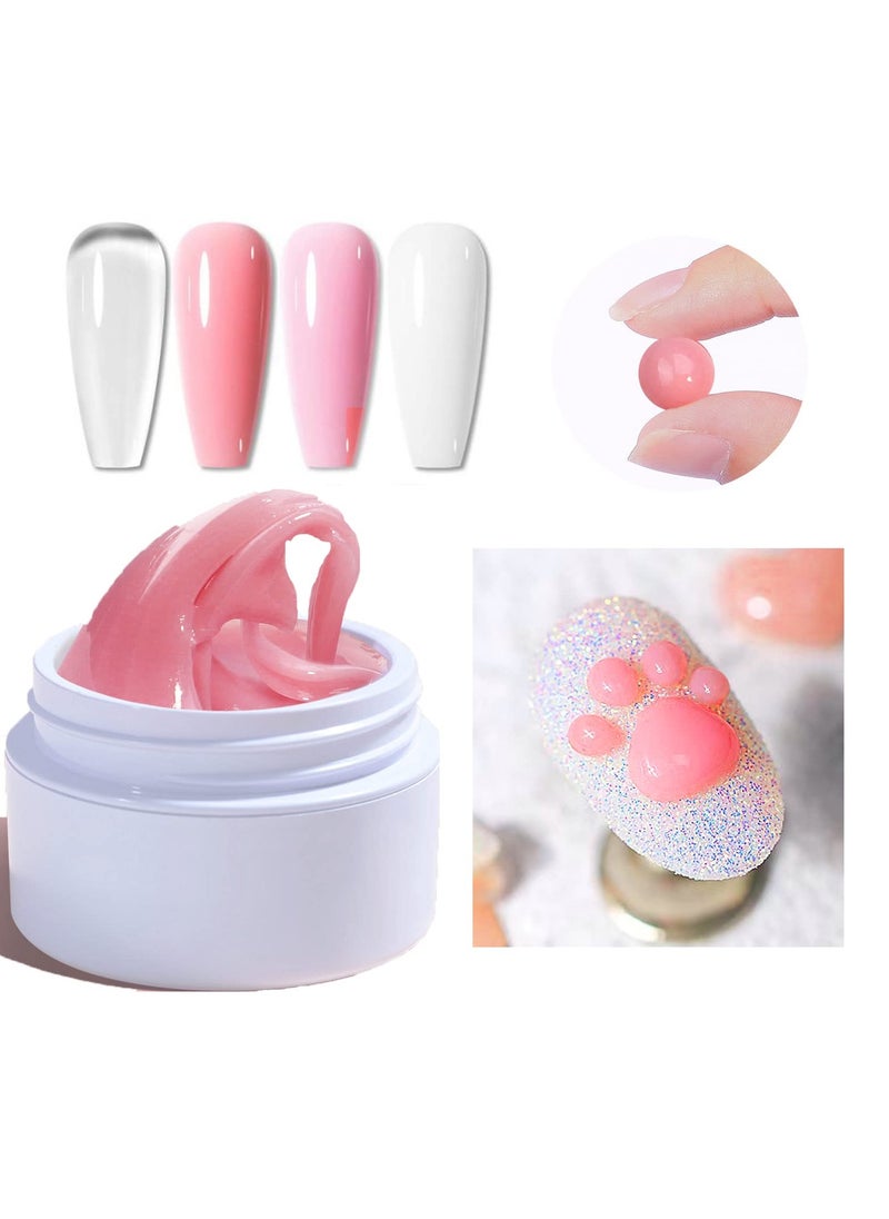 SYOSI - Solid Sculpture Builder Gel for Nails, Nail Sculpting Gel, Non-Sticky Hand Solid Builder Gel, Upgrade Hard Nail Extension Gel, 3d sculpting gel for Nail Art Design - Image 1