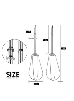 Hand Mixer Beaters Replacement for CHM Series Hand Mixer, Compatible with Cuisinart CHM-BTR Beaters-HM-50, HM-50BK, HM-70, CHM-3, CHM-7PK, Perfect Fit for Cuisinart Hand Mixer Attachments(2 Pack) - pzsku/Z34D116D0DB31F6A0137DZ/45/_/1721844554/89bb6087-61ae-4263-979b-c41493b72ee3