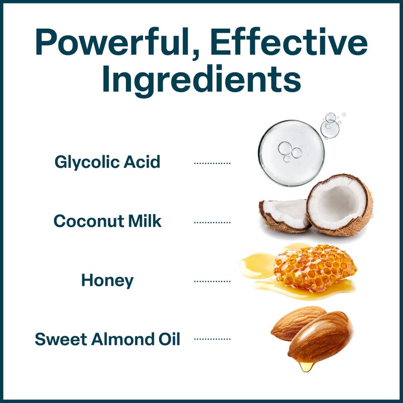 QRxLabs Glycolic Acid Face Wash Gel Cleanser - Ingrown Hair Relief & Dark Spot Correction Facial Exfoliator - Oil Control Cleanser - Unscented, 6 Fl Oz - Image 3