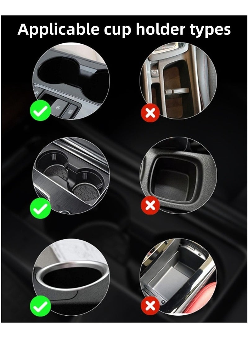 New 4-inch car mounted water cup holder fan, 2-in-1 insulated cup holder, car electric  fan - Image 4