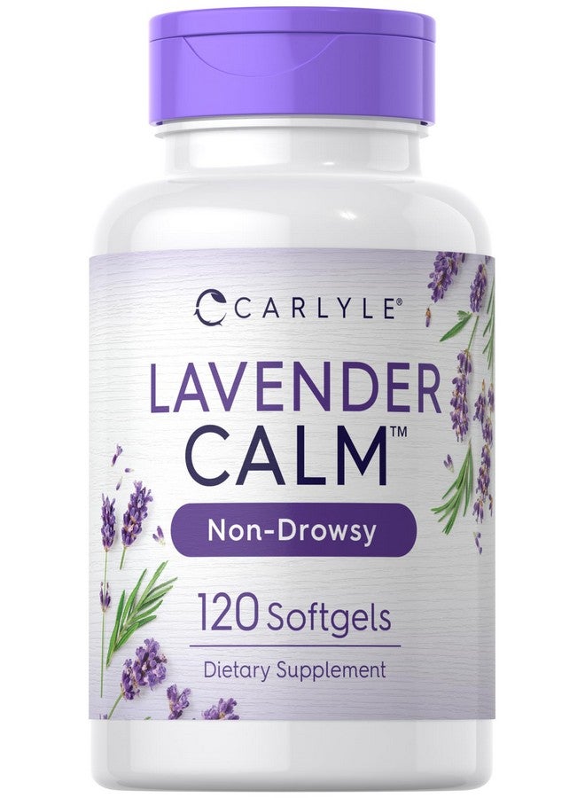 حبوب كارلايل لافندر | ٨٠ ملغ | ١٢٠ كبسولة جيلاتينية لينة | تركيبة مهدئة لا تسبب النعاس | مكمل غذائي خالٍ من الكائنات المعدلة وراثيًا والغلوتين - Image 1