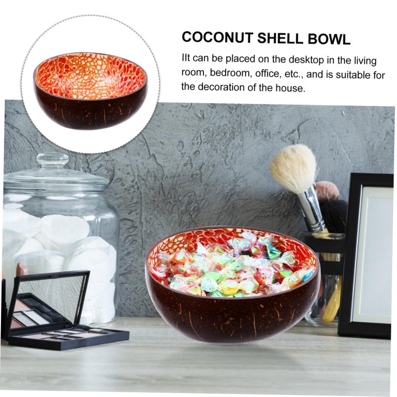 Natural Coconut Shell Bowl Handcrafted Multipurpose Storage For Snacks Keys Nuts Eco Friendly Home Decor - Image 4