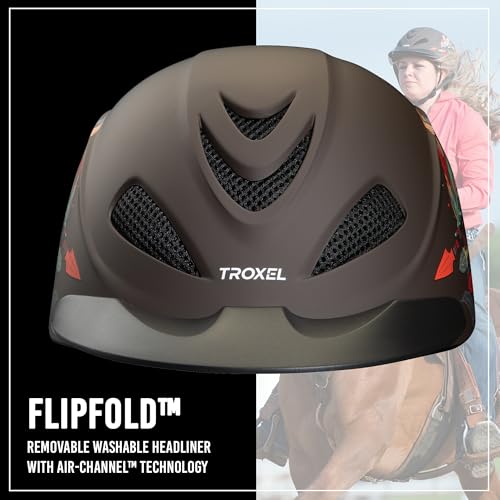 Troxel Rebel Bold Horse Riding Helmet, Low-Profile, Light, Adjustable Design, Safety Horseback Riding Gear, Medium (7 - 7-1/4), Arrow - Image 3