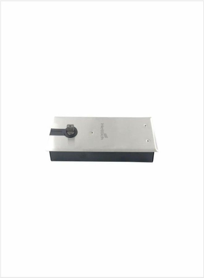 Hettich HTS FS 754 Floor Spring | EN 4 | for Wooden, Glass, Profile Doors Width up to 1100 mm, Door Weight 80 Kg | Heavy Duty, Silver Finish | Without Accessories | Certified; 500,000 Cycle Tested