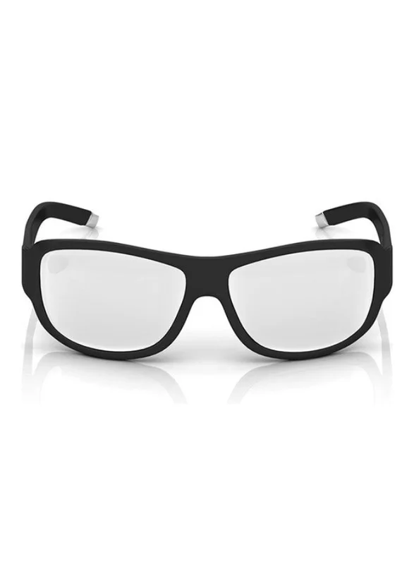 fastrack Black Wraparound Men Sunglasses