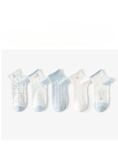 blue and white