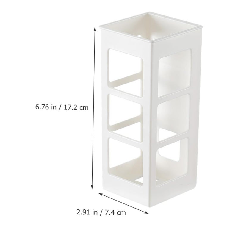 White Wall Mounted Hair Tool Organizer Curling Iron Holder Heat Resistant - Image 4