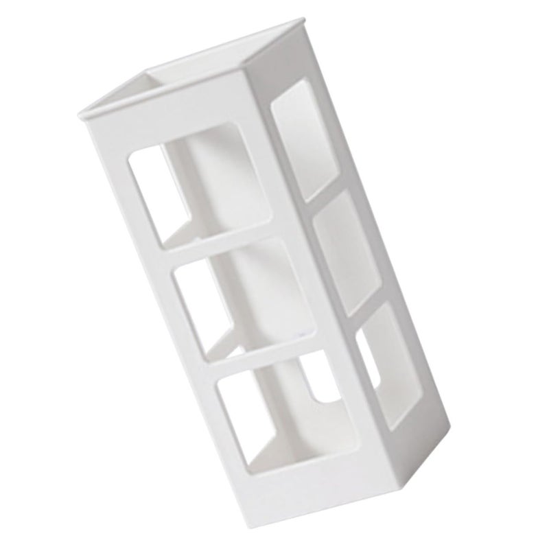 White Wall Mounted Hair Tool Organizer Curling Iron Holder Heat Resistant - Image 2