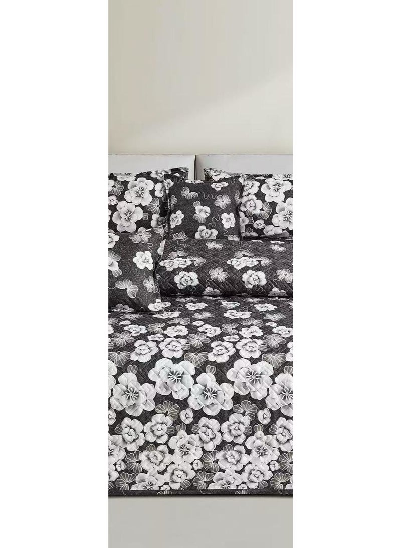 مينجلي طقم لحاف نفرين مضغوط مشجر 6 قطع مقاس230 * 250  سم - Image 3