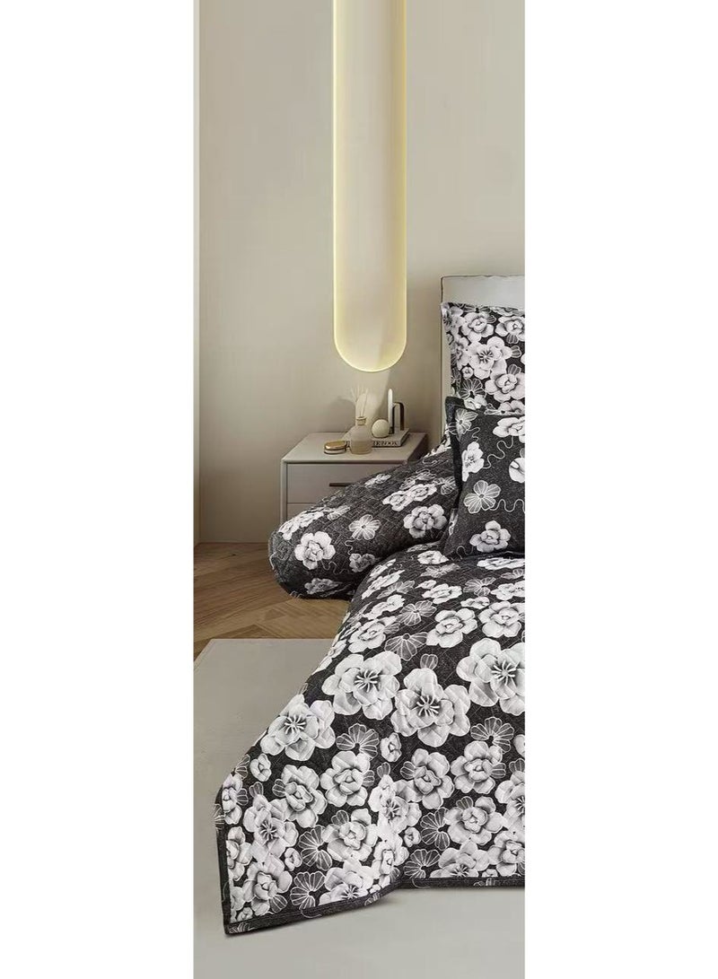 مينجلي طقم لحاف نفرين مضغوط مشجر 6 قطع مقاس230 * 250  سم - Image 2