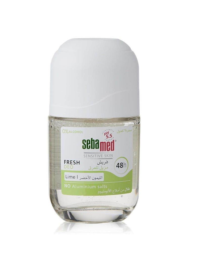سيباميد مزيل عرق رول اون للبشره الحساسه بنكهة الليمون الاخضر 48 ساعة