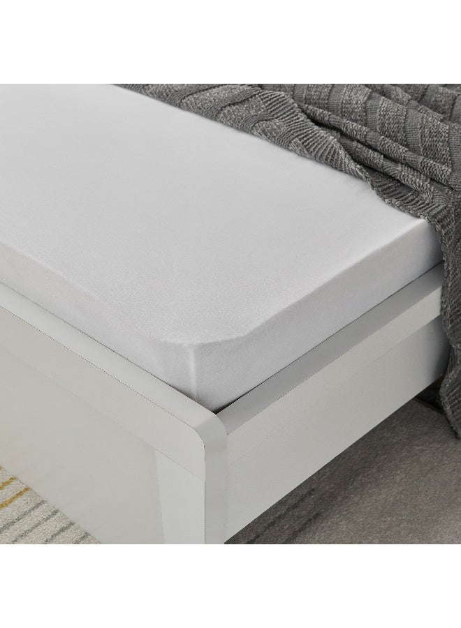 Home Box Essential Cotton Single Fitted Sheet 90 x 200 x 36 cm  - Image 2