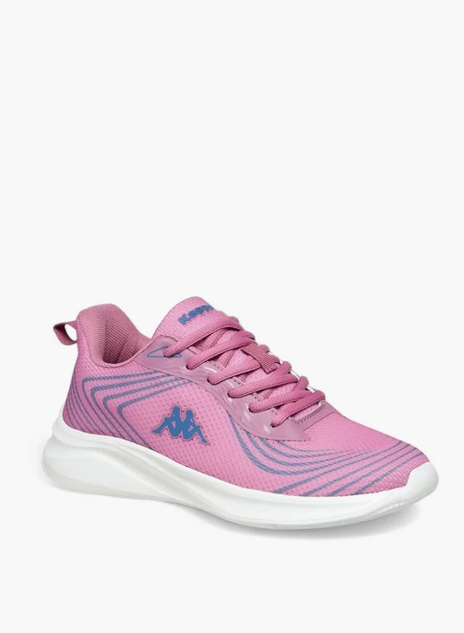 Kappa Women's Logo Print Lace-Up Sports Shoes