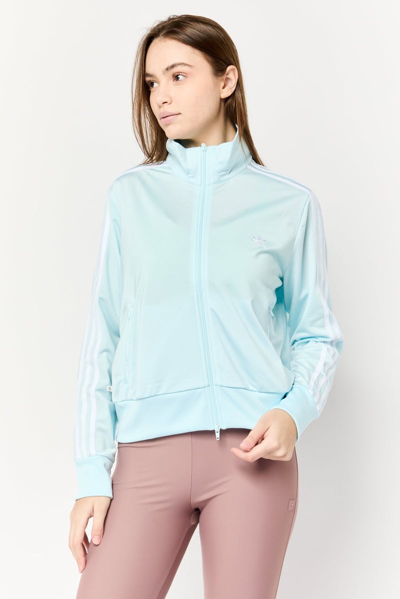 adidas Originals Women Sportswear Fit Classic Firebird Training Track Jacket, Light Blue  - Image 1