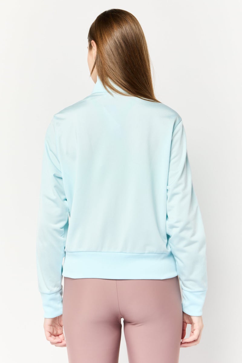adidas Originals Women Sportswear Fit Classic Firebird Training Track Jacket, Light Blue  - Image 2