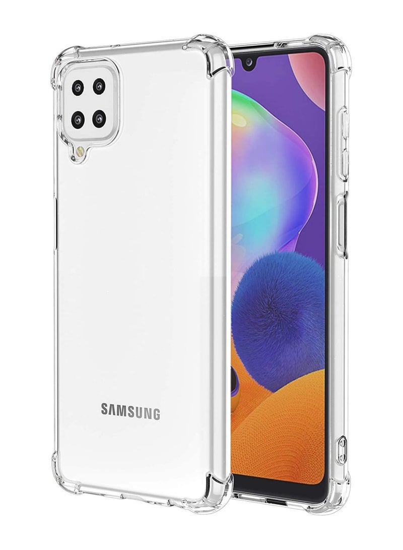 Shockproof Clear Case Compatible with Samsung Galaxy A12 / M12 