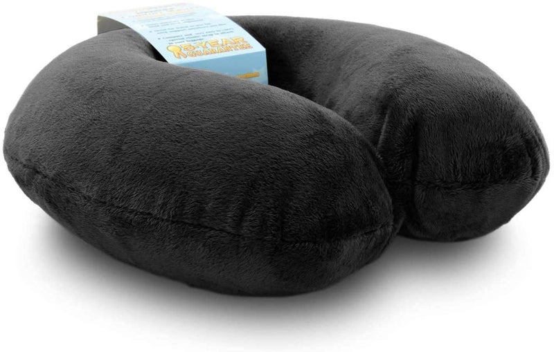Crafty World Airplane Neck Pillow for Traveling - Memory Foam, Adjustable Travel Pillows for Sleeping - Soft Head Rest w/ Neck Support - Comfort Master for Flight, Car Seat & Chair - Image 1