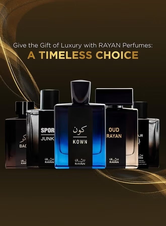 ريان عطر ريان كاون مودرن عود للرجال - ماء عطر عربي طويل الأمد، 100 مل (3.34 أونصة سائلة)، يحتوي على البرغموت واللافندر والسرو والهيل والعود وخشب الأرز، هدية مثالية له في رمضان والعيد - Image 3
