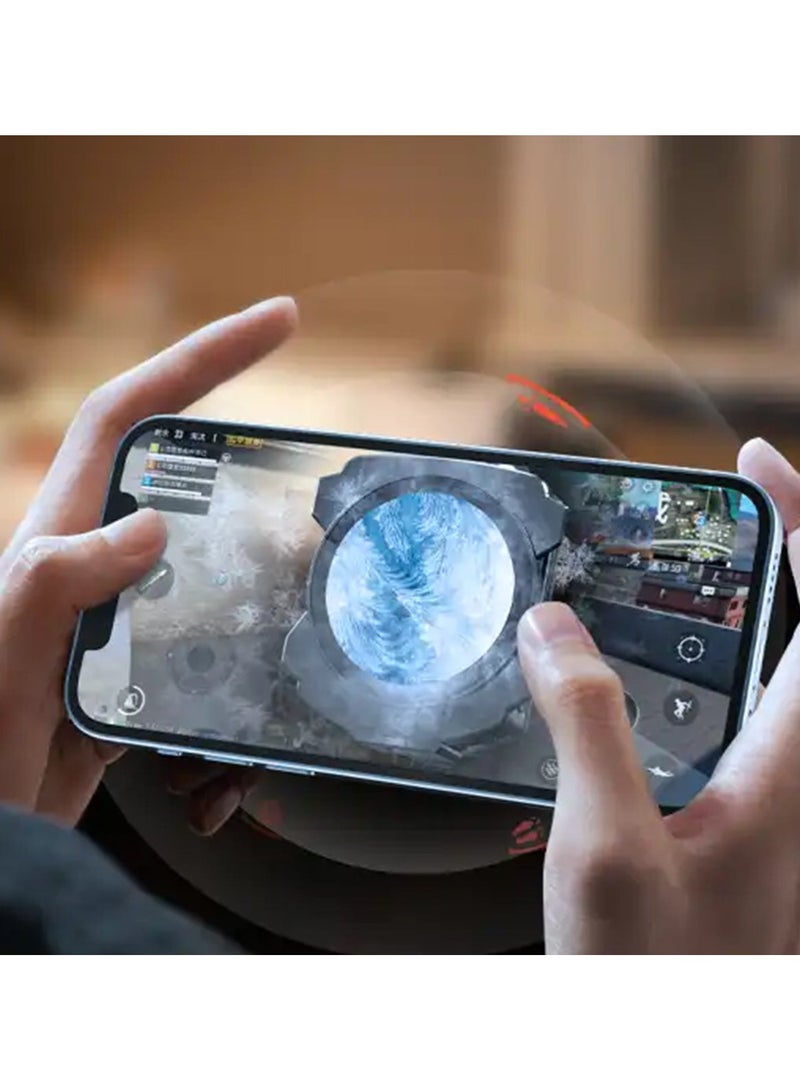 MEMO CX12 Magnetic Mobile Cooler Mobile Phone Radiator Phone Cooling Fan Case Cold Wind Handle Fan for PUBG With Battery Option - Image 2