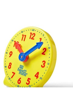 hand2mind Mini Geared Clock Learning Clock Kids Clock Learning Teaching Clock Telling Time Teaching Clock Lean To Tell Time Clock For Kids Learning To Tell Time Clocks For Classroom (Set Of 12)  - Image 2