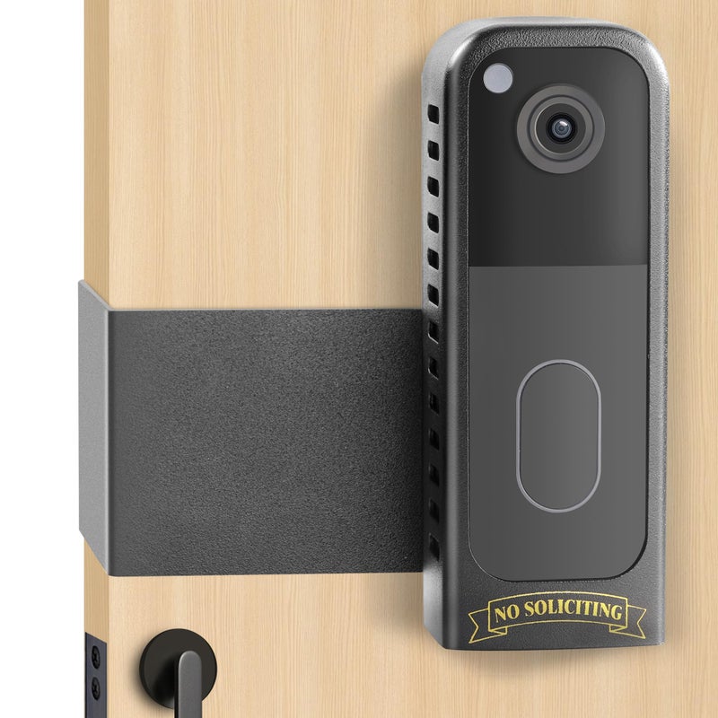Homalor Anti Theft Blink Doorbell Mount - Blink Doorbell Camera Mount 2nd Gen No Drill - Metal Blink Front Door Bracket Door Bell Holder for Apartment - Image 1
