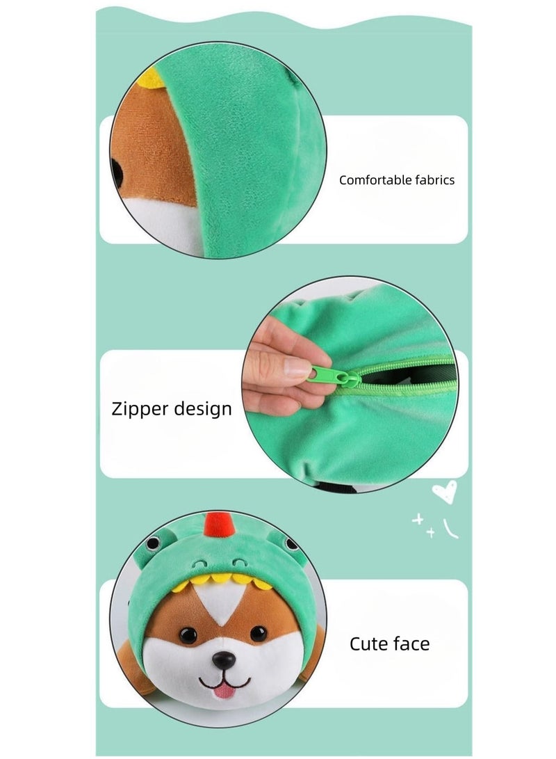 SYOSI Car Tissue Holder, Dog Tissue Box with Buckle, Tissue Box, Cartoon Animals Paper Storage, Tissue Tray for Car, Shaped Creative Hanging Pouch, Cute Car Accessories - Image 3