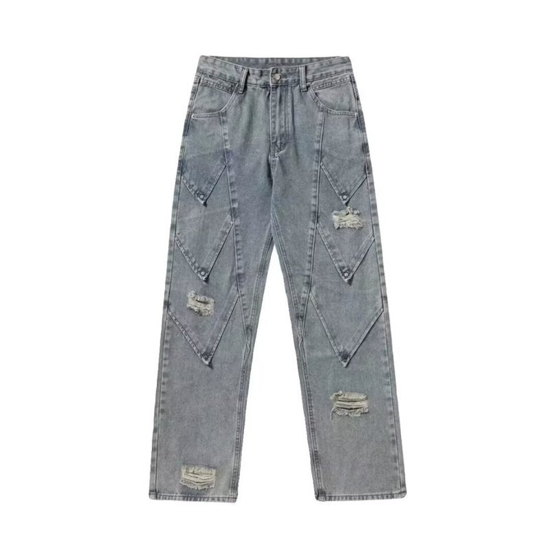 Unisex Casual Daily Denim Jeans - Image 5