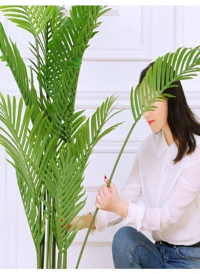 سي آند سي هوم - نبات نخيل الأريكا الاصطناعي شجرة النخيل الاستوائية المزيفة نباتات Dypsis lutescens في وعاء للمنزل الداخلي في الهواء الطلق منزل مكتب حديقة الديكور الحديث هووسورمينغ مجموعة هدايا الأشجار الزخرفية بأوراق وفروع نابضة بالحياة في وعاء الحضانة - Image 1