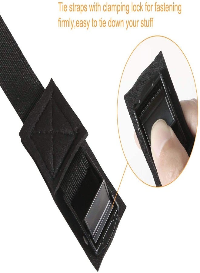 MOOCY Lashing Straps with Buckles,Adjustable Kayak Tie Down Straps Padded Cam Buckle Cargo Strap,Roof Rack Cinch Strap for Cargo, Luggage, Motorcycles, Truck, SUV, Car Roof Rack,SUP Surfboard - Image 4
