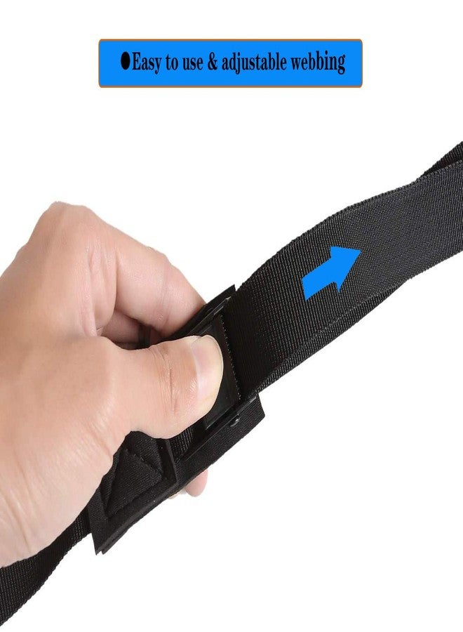 MOOCY Lashing Straps with Buckles,Adjustable Kayak Tie Down Straps Padded Cam Buckle Cargo Strap,Roof Rack Cinch Strap for Cargo, Luggage, Motorcycles, Truck, SUV, Car Roof Rack,SUP Surfboard - Image 3