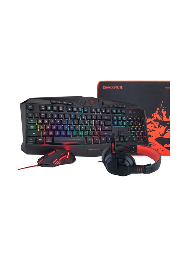 REDRAGON 4 in 1 Combo S101-BA-2 Keyboard, Mouse, Headset & Mouse Pad - Image 3