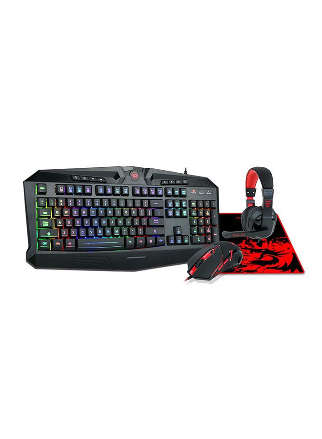 REDRAGON 4 in 1 Combo S101-BA-2 Keyboard, Mouse, Headset & Mouse Pad - Image 4