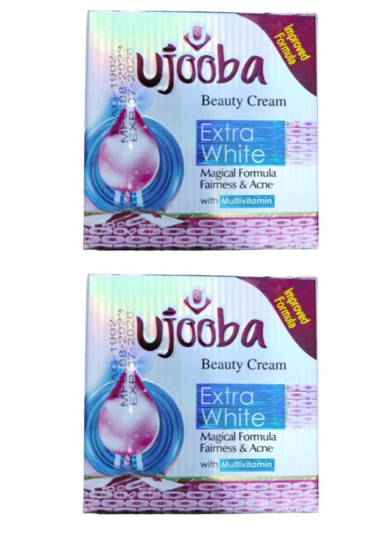 Beauty Cream Extra White Magical Formula Fairness And Acne With Multivitamin 2pcs