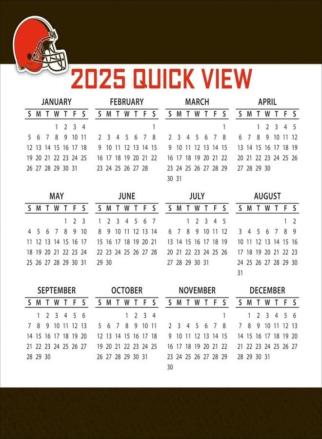 Turner Licensing Turner Sports Cleveland Browns 2025 Box Calendar (25998053035) - Image 4