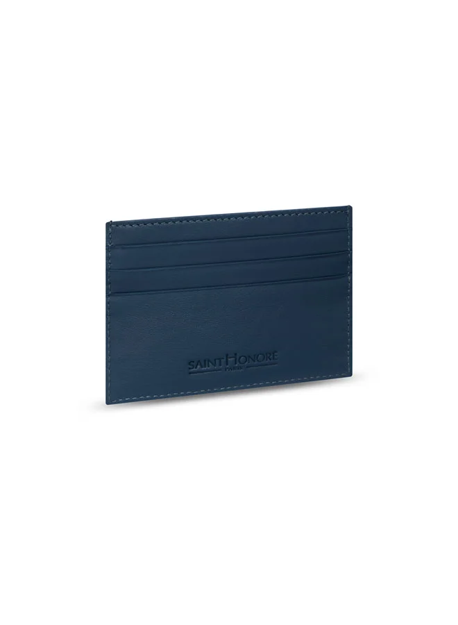 Saint Honore Paris  Core Navy Leather Card Case for Men for Men | Best Price UAE