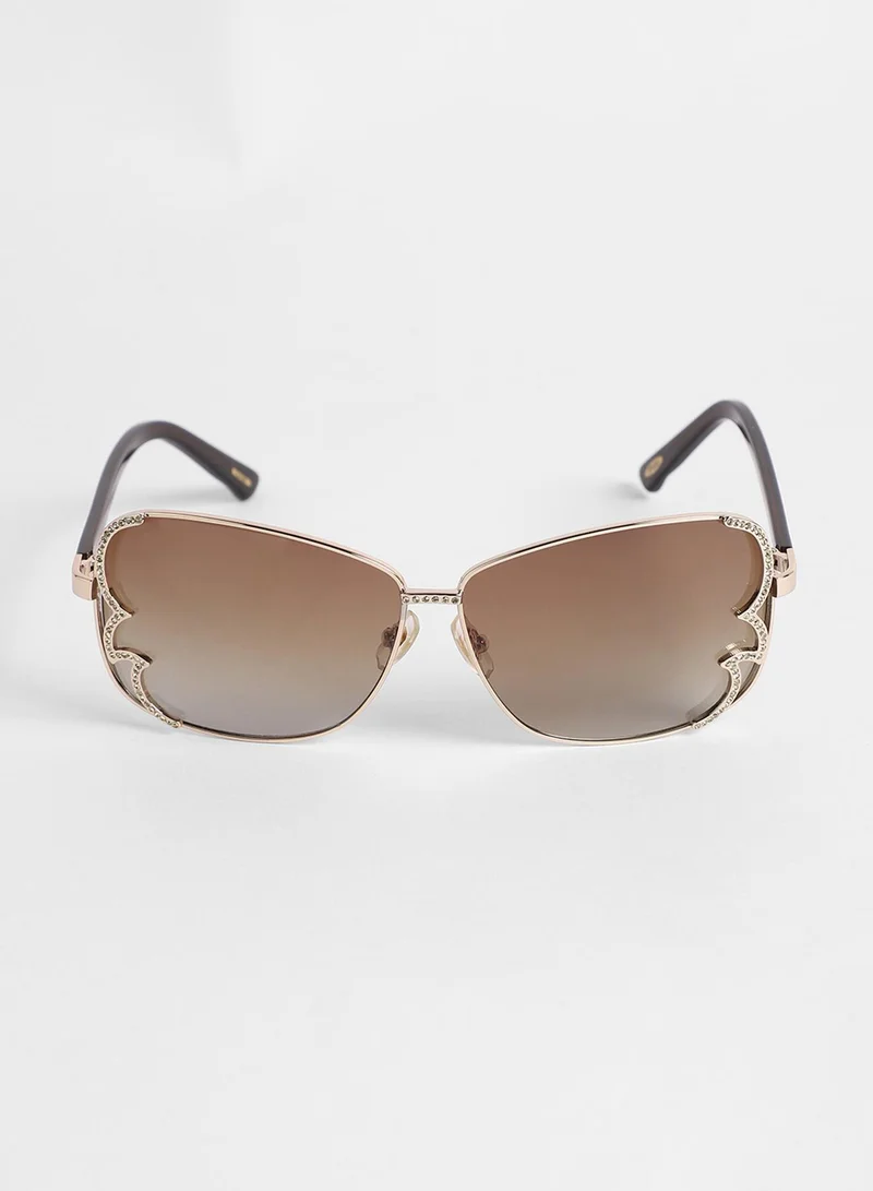 صوص هاوت Embellished Butterfly Sunglasses