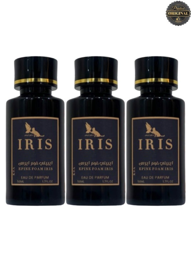 IRIS 3 Pieces Epine Foam Iris Perfume 50ML  - Image 1