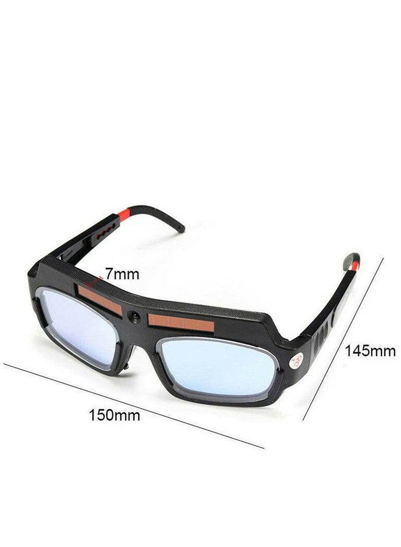 Welding Goggles Mask, Auto Darkening Glasses, Resist Ultraviolet Eyes Ray Helmet, Made of PC Materials, Suitable for Electric Welding, Gas Welding, Steel Welding, Cutting, Welding - Image 4
