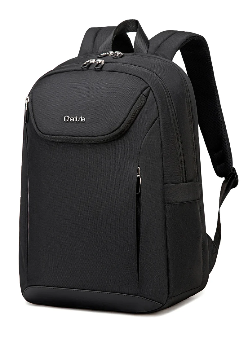 Premium Durable Lightweight Laptop Backpack for Women Water Resistant Multifunctional Daypack for Casual Office School Travel, CB00638-Black