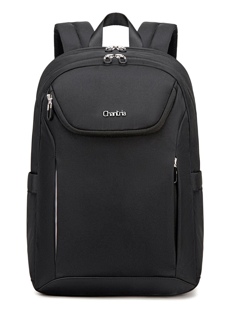Chantria - Premium Durable Lightweight Laptop Backpack for Women Water Resistant Multifunctional Daypack for Casual Office School Travel, CB00638-Black - Image 1