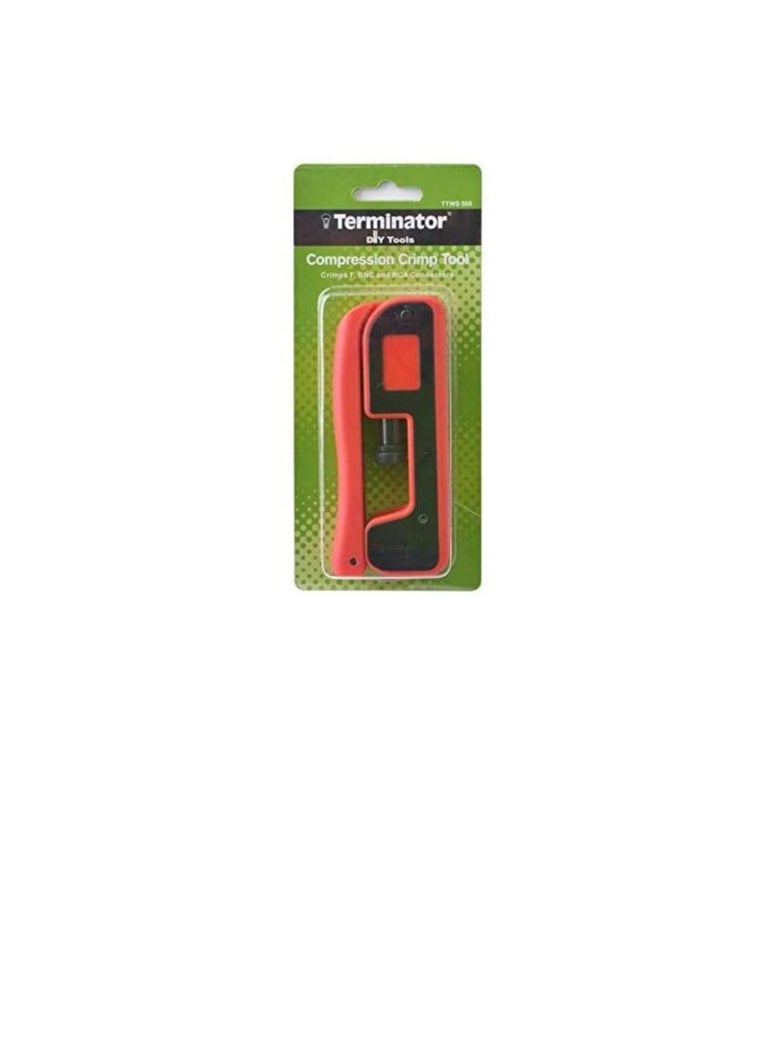 Terminator - Compression Crimp Tool for RG-58 RG-59 RG-6 - Terminator - Image 1