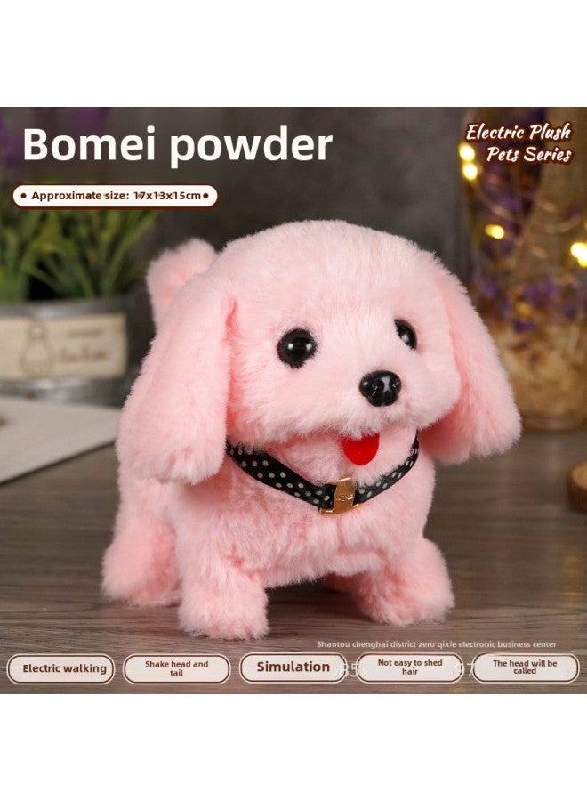 Electronic Pet Toy Dog Cat Interactive Intelligent Robot Pets Smart Puppy Kitten Playmate Automatic Feeder-Color:Bomei (Powder)-Specifications:opp Bag  - Image 1