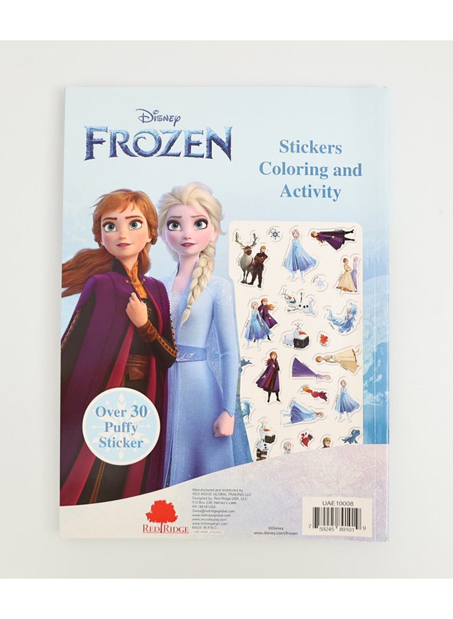 ديزني كتاب انشطه فروزن مع 2 الوان - Image 2