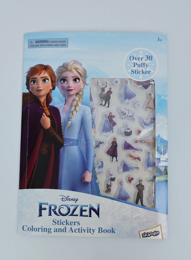 ديزني كتاب انشطه فروزن مع 2 الوان - Image 1