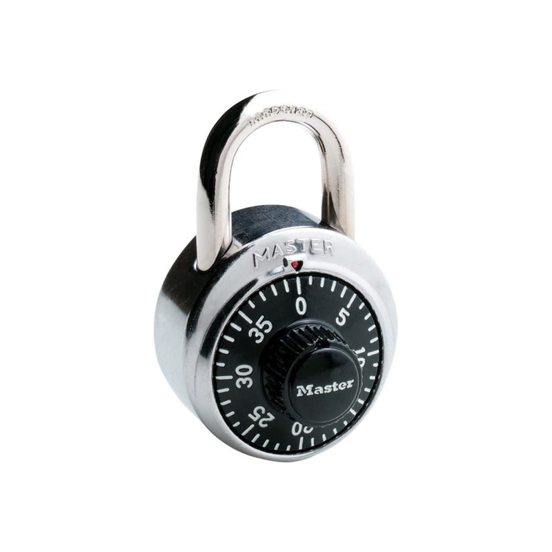 Master Lock Master Lock 1500D Locker Lock Combination Padlock, 1 Pack, Black  - Image 4
