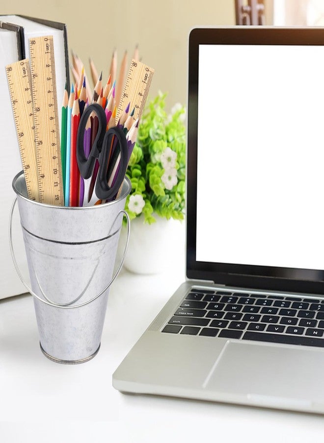 GENHAKON 25 Pack 4.5 Inch Mini Metal Buckets, Metal Buckets with Handle, Easter Bucket,Pencil Holder and Flower Pots, Used to Carry, Store, or Even Plant, by GENHAKON. - Image 5