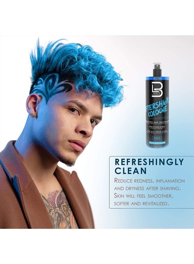 L3 مجموعة جل الحلاقة وبلسم ما بعد الحلاقة من المستوى 3 - يهدئ الاحمرار والتهيج - مرطب ومنعش لبشرتك - جل حلاقة بالموس - غير مسبب للتهيج - رائحة منعشة - Image 3